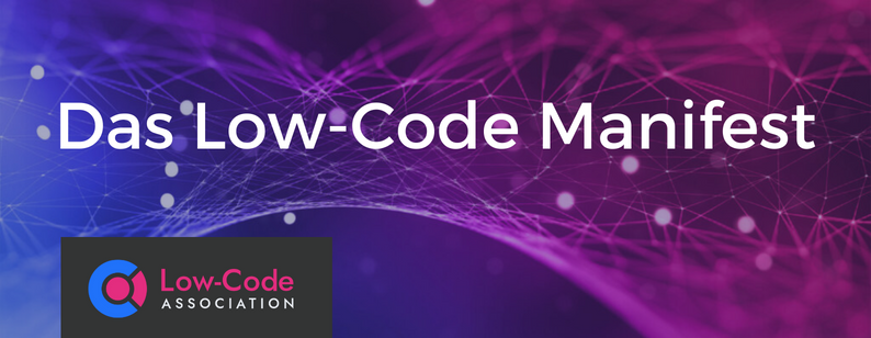 Low-Code Manifest Pressemitteilung